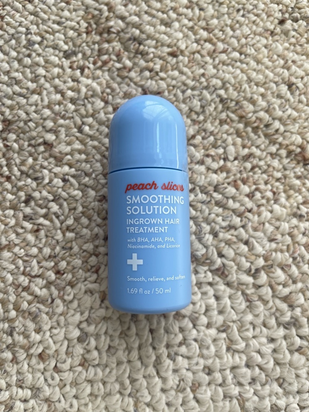 Peach Slices Smoothing Solution Ingrown Hair Treatment - Light Blue